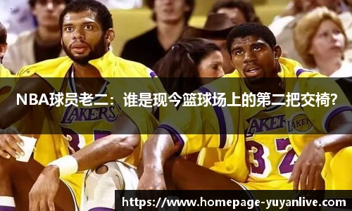 NBA球员老二：谁是现今篮球场上的第二把交椅？